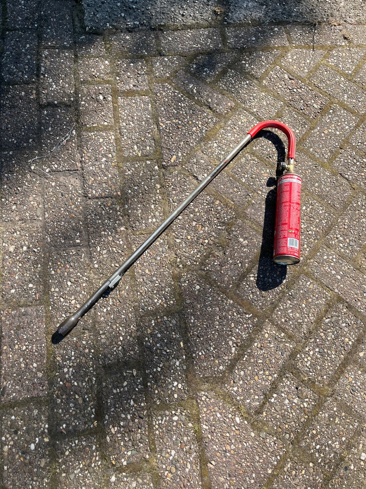 Rothenberger onkruidbrander met gasfles (leeg), Ophalen, Gebruikt, Overige typen, Overige merken