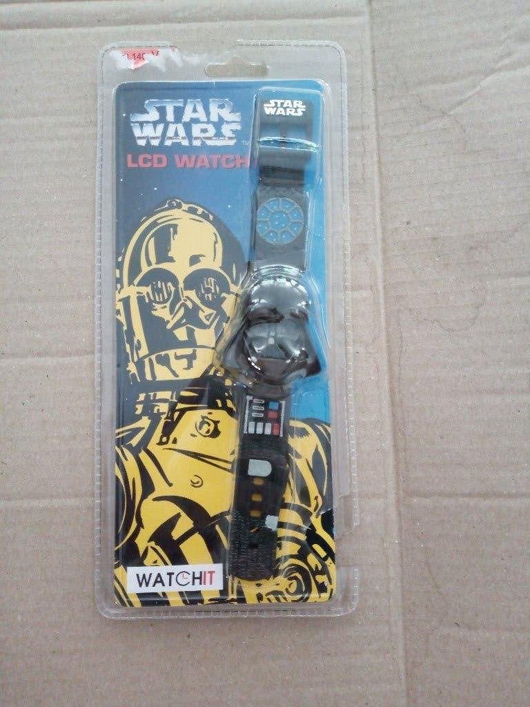 Star Wars Darth Vader horloge, Verzenden, Zo goed als nieuw, Zwart, Jongen of Meisje