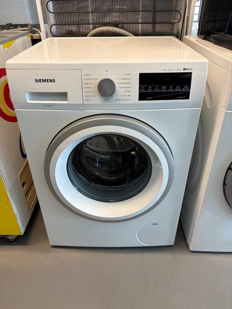 Gebruikte Siemens IQ500 wasmachine 8 kg, Ophalen, Gebruikt, Minder dan 85 cm, Energieklasse A of zuiniger