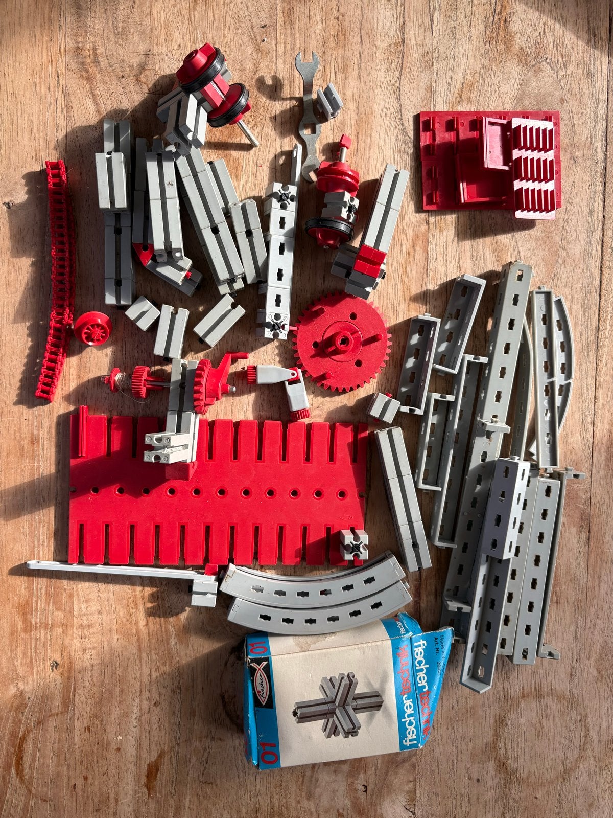 Vintage Fischertechnik constructie speelgoed set, Ophalen of Verzenden, Gebruikt, Overige merken