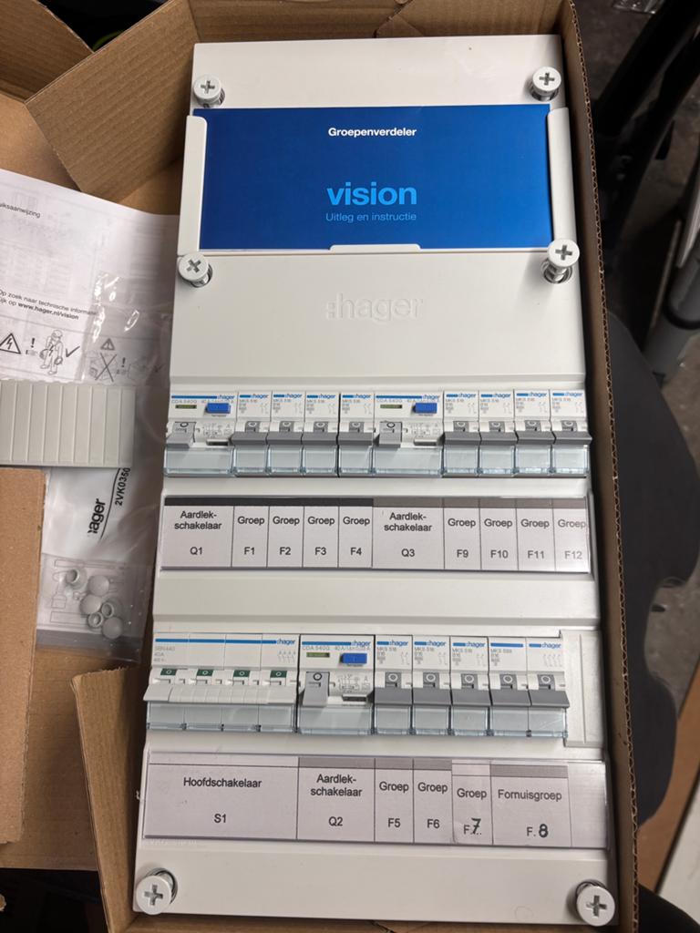 Hager Vision groepenkast, Ophalen of Verzenden, Nieuw, Overige typen