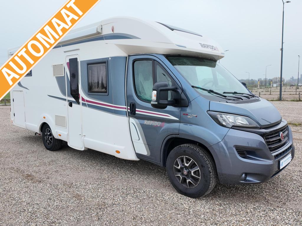 Rapido 696 FF 55 Years 150PK Euro 6 Automaat, Caravans en Kamperen, Automaat, Ringverwarming, Fiat, 7 tot 8 meter