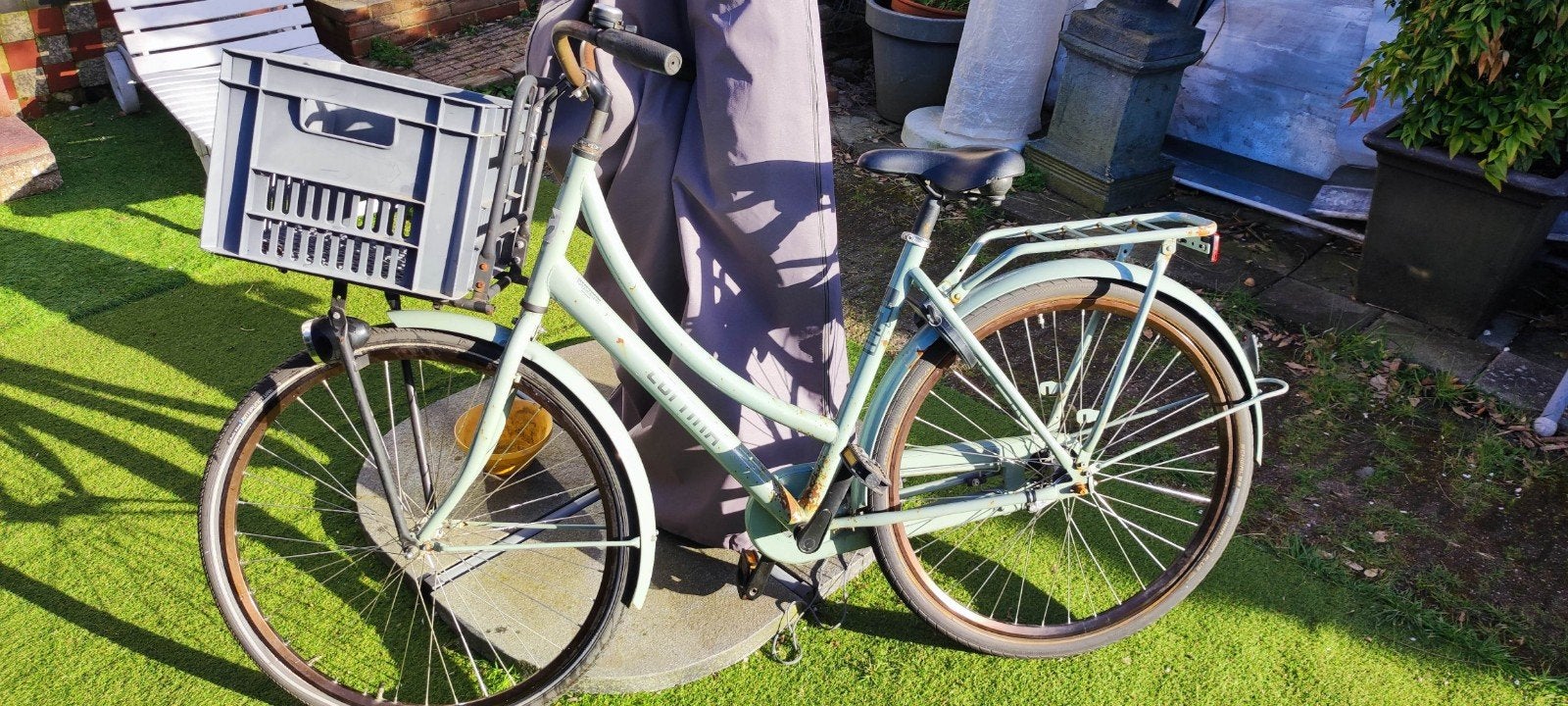 Cortina U1 Damesfiets - Gebruikt met roest, Terugtraprem, Ophalen, Overige merken, 53 tot 56 cm