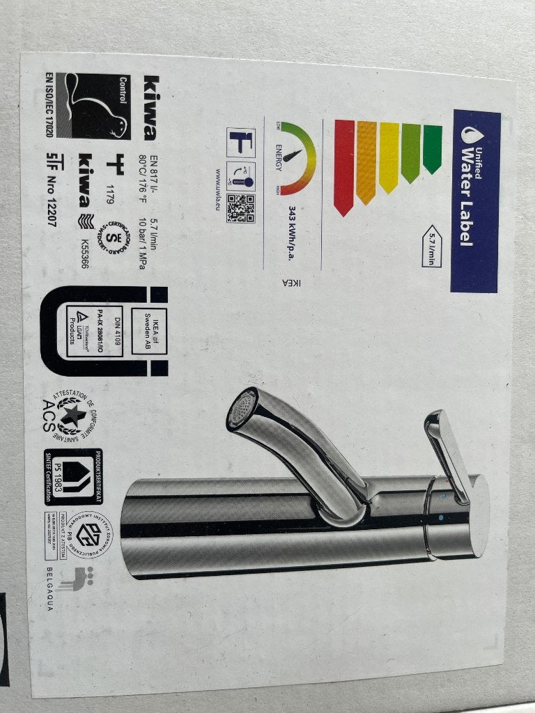 Ikea kraan, Ophalen of Verzenden, Nieuw, Chroom, Kraan