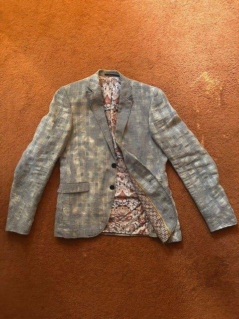 Hans Ubbink 9 design colberts 9 en 1 kostuum, Ophalen, Maat 52/54 (L), Blauw, Hans Ubbink