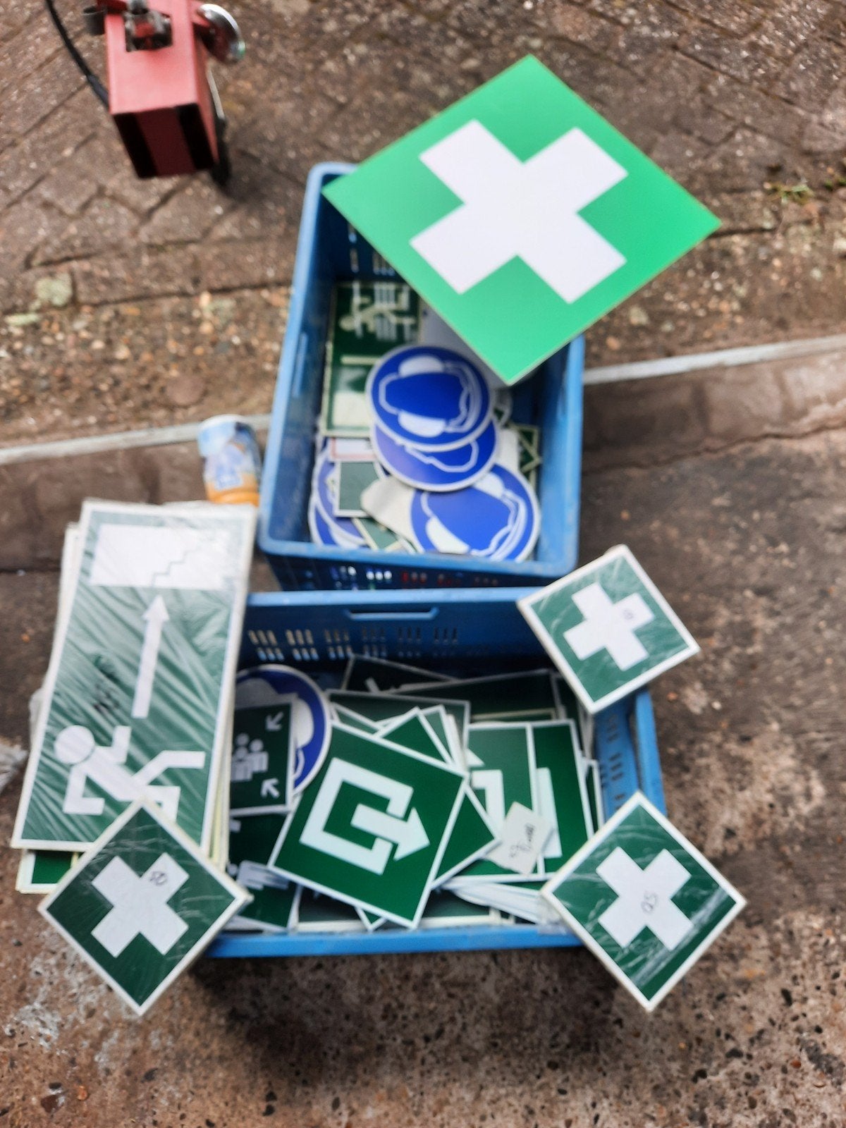 Partij veiligheid borden en stickers pictogram, Ophalen of Verzenden