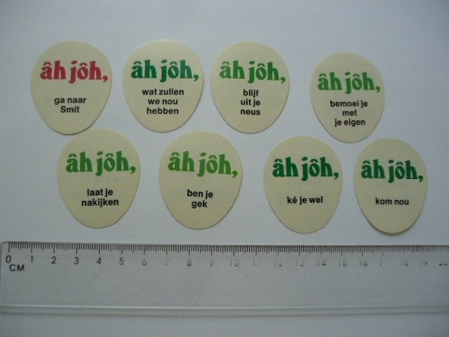 sticker oud RAAK FRIS drank frisdrank retro jaren 70 80, Verzenden, Zo goed als nieuw, Bedrijf of Vereniging