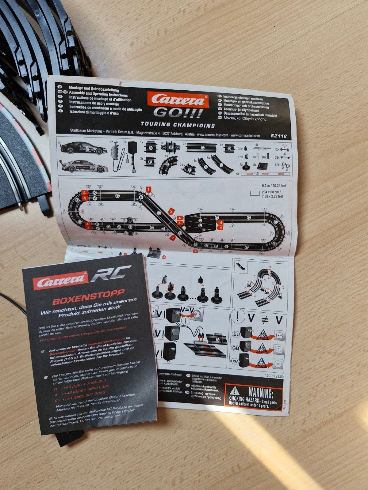 Carrera racebaan, Ophalen, Carrera, Elektrisch, Met looping