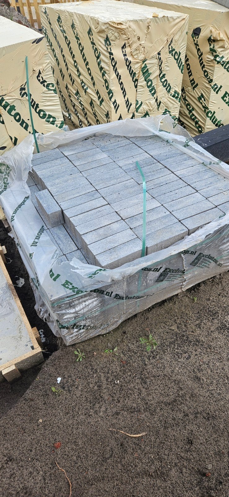 Nieuwe opritstenen Excluton, Ophalen, Nieuw, Beton, Klinkers