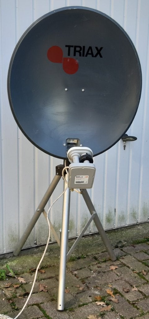 Caravan schotelantenne, Caravans en Kamperen, Ophalen, Gebruikt