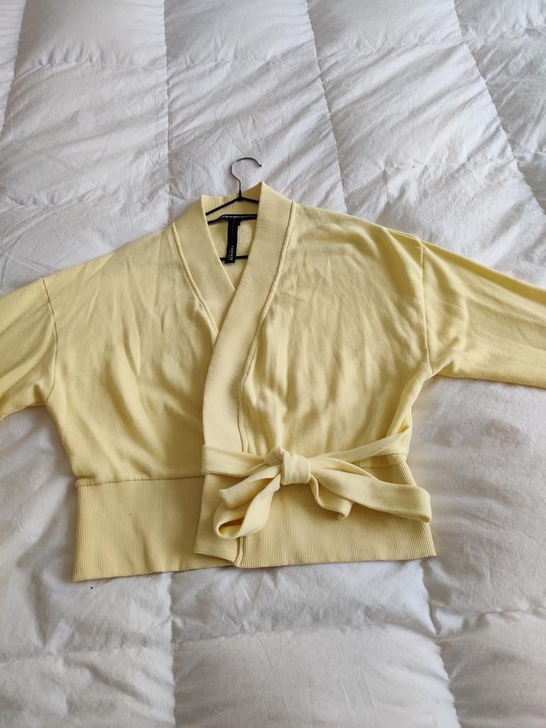 10DAYS Nieuw Geel Wikkelvestje Maat 36, Kleding | Dames, Truien en Vesten, 10DAYS, Geel, Nieuw, Ophalen of Verzenden
