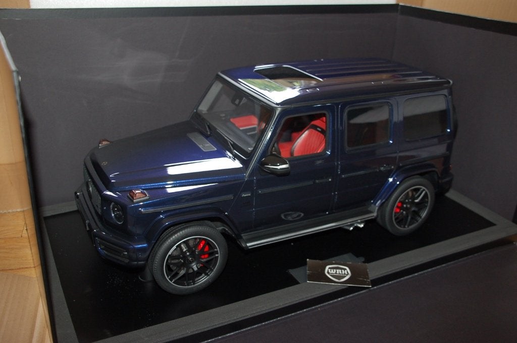 1:8 Minichamps MERCEDES G63 AMG 2018 blue LTD 99 WRH, Verzenden, Nieuw, 1:5 t/m 1:8, Auto