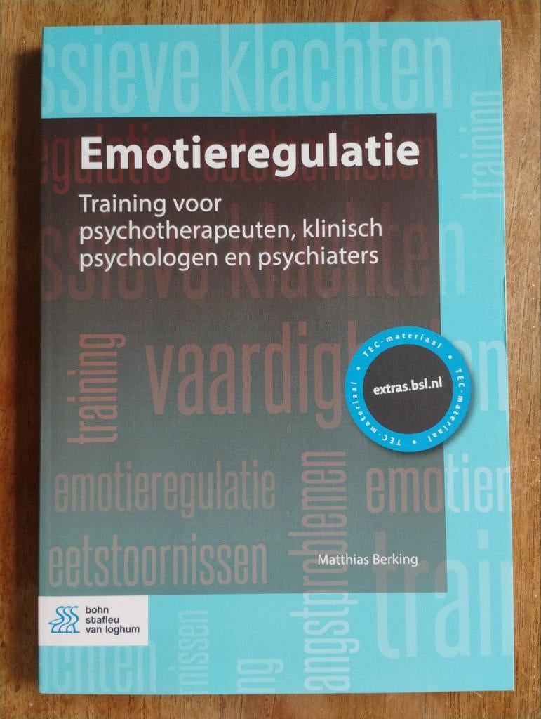 Emotieregulatie: Training voor psychotherapeuten, Matthias Berking, Ophalen of Verzenden, Gamma, WO