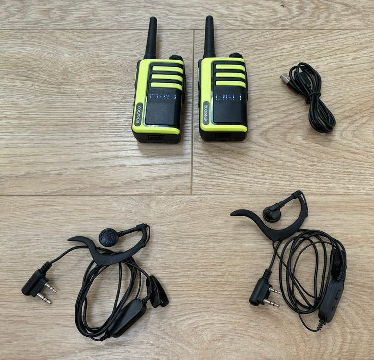 Kenwood portofoons, Telecommunicatie, Ophalen of Verzenden, Zo goed als nieuw, 5 tot 15 km, Portofoon of Walkie-talkie