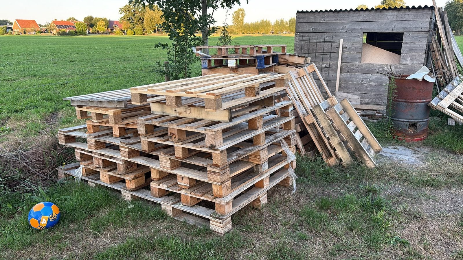 Pallets gratis, Tuin en Terras, Haardhout, Ophalen