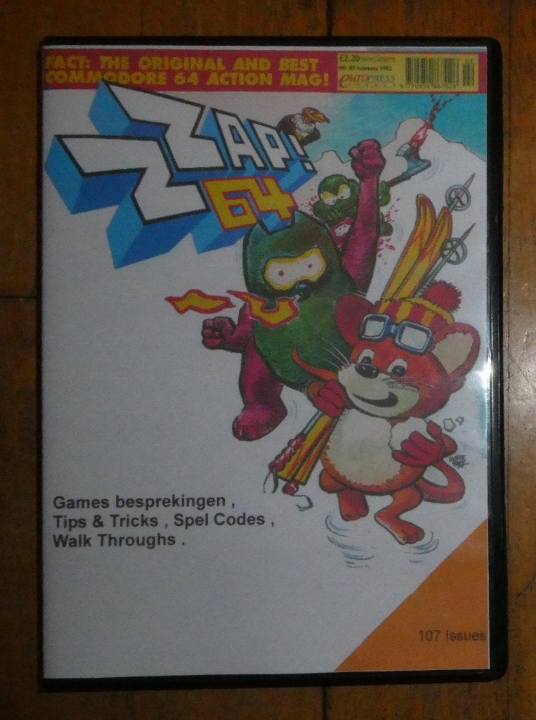 Tijdschrift ZZap Magazine tijdschrift met spellen informatie, Ophalen of Verzenden, Vintage computer