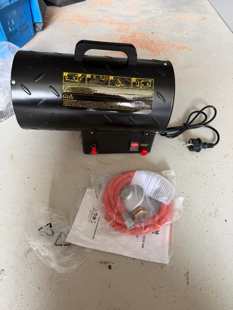 Gasheater 15KW 51.000 btw nieuw, Minder dan 30 cm, Radiator, Minder dan 60 cm, Ophalen of Verzenden
