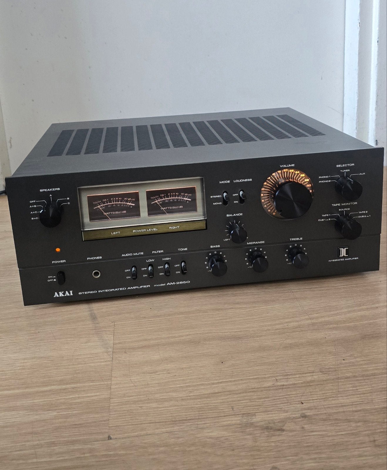 AKAI AM-2850 Stereo Geïntegreerde Versterker, Overige merken, Gebruikt, Ophalen of Verzenden, 60 tot 120 watt