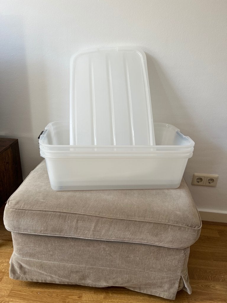Bedrollerboxen / opslagboxen 40 liter - Iris, Ophalen, Minder dan 50 cm, 50 tot 100 cm, Nieuw