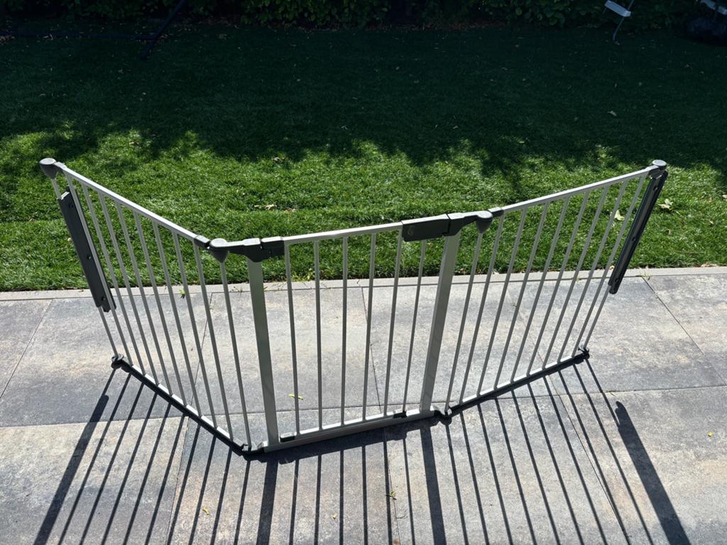 Kinder trap hekje inclusief deurtje, Kinderen en Baby's, Ophalen, Gebruikt, Metaal of IJzer, 115 cm of meer