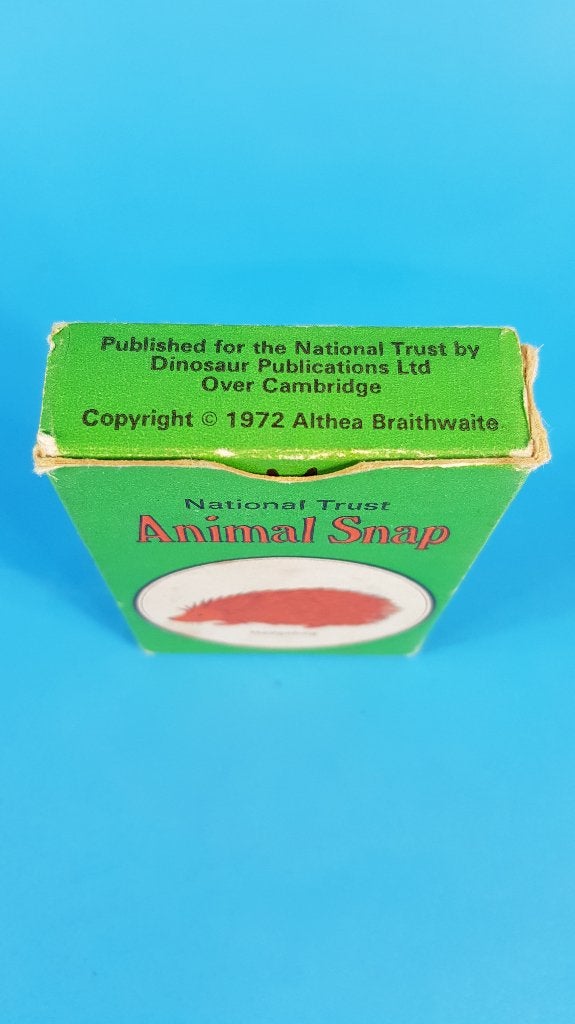 Animal Snap, vintage kaartspel National Trust, 1972, 6B11, Tweedehands verkoop, Tweedehands verkoop, Gebruikt, Ophalen of Verzenden