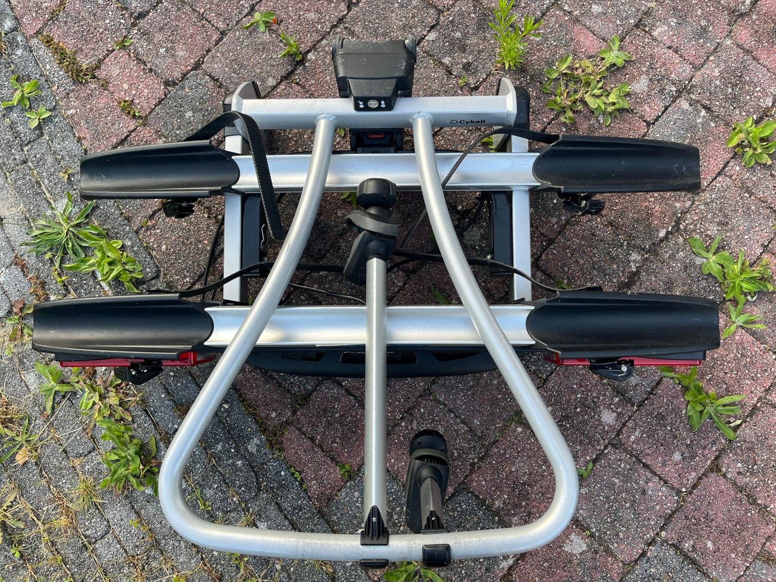 Cykelld fietsendrager voor 2 fietsen, trekhaakmontage, Ophalen, Gebruikt, 2 fietsen, Trekhaakdrager