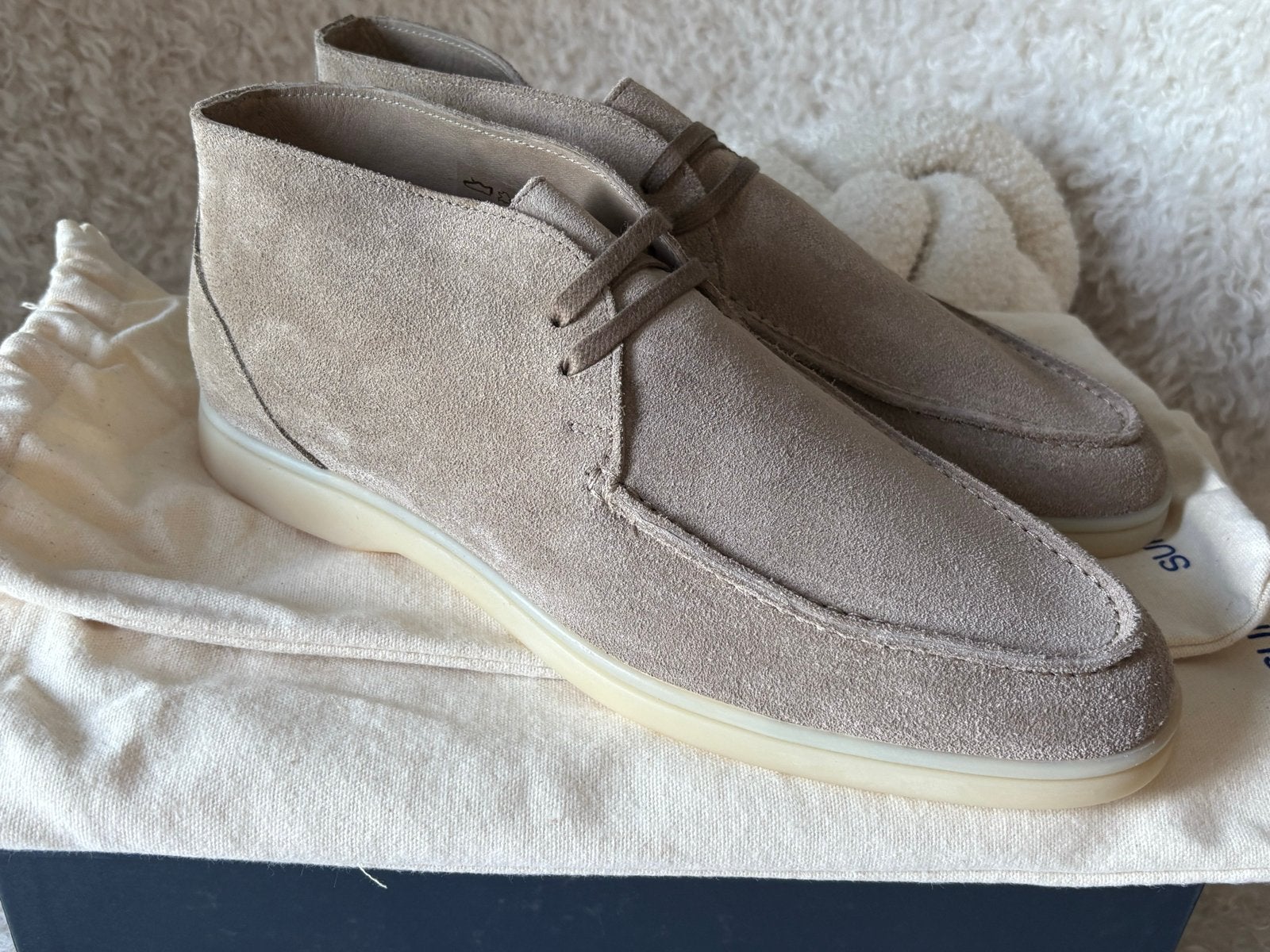 Suitsupply Light Brown Chukka Boot - Maat 43, Kleding | Heren, Schoenen, Verzenden, Nieuw, Bruin, Boots