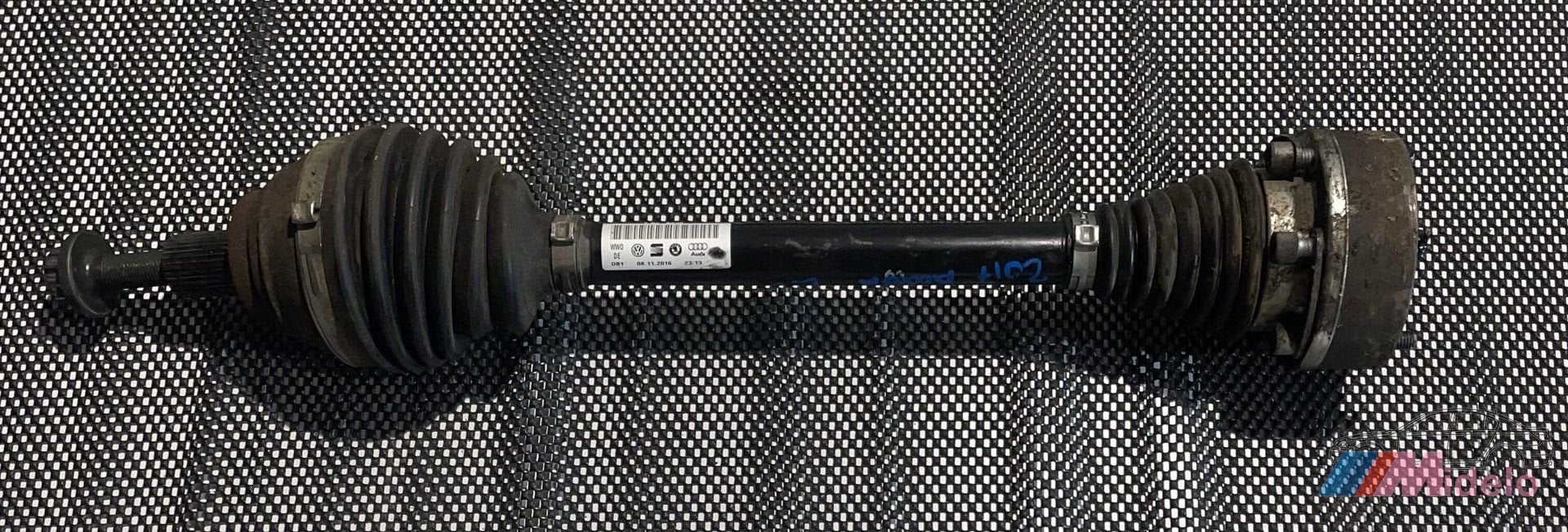 AUDI A3/GOLF VII AANDRIJFAS LINKS 1K0407271LB, Auto-onderdelen, Transmissie en Toebehoren, Gebruikt, -, -, -