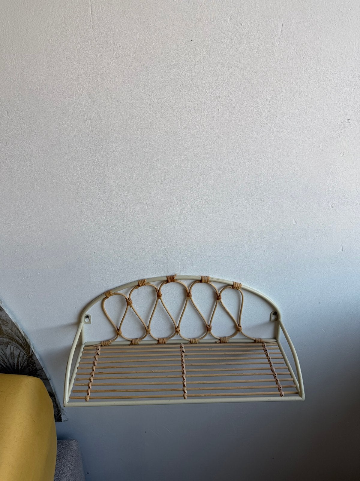 2x Bamboe wandplankje / rekje, Huis en Inrichting, Woonaccessoires | Wandplanken en Boekenplanken, Ophalen, Gebruikt