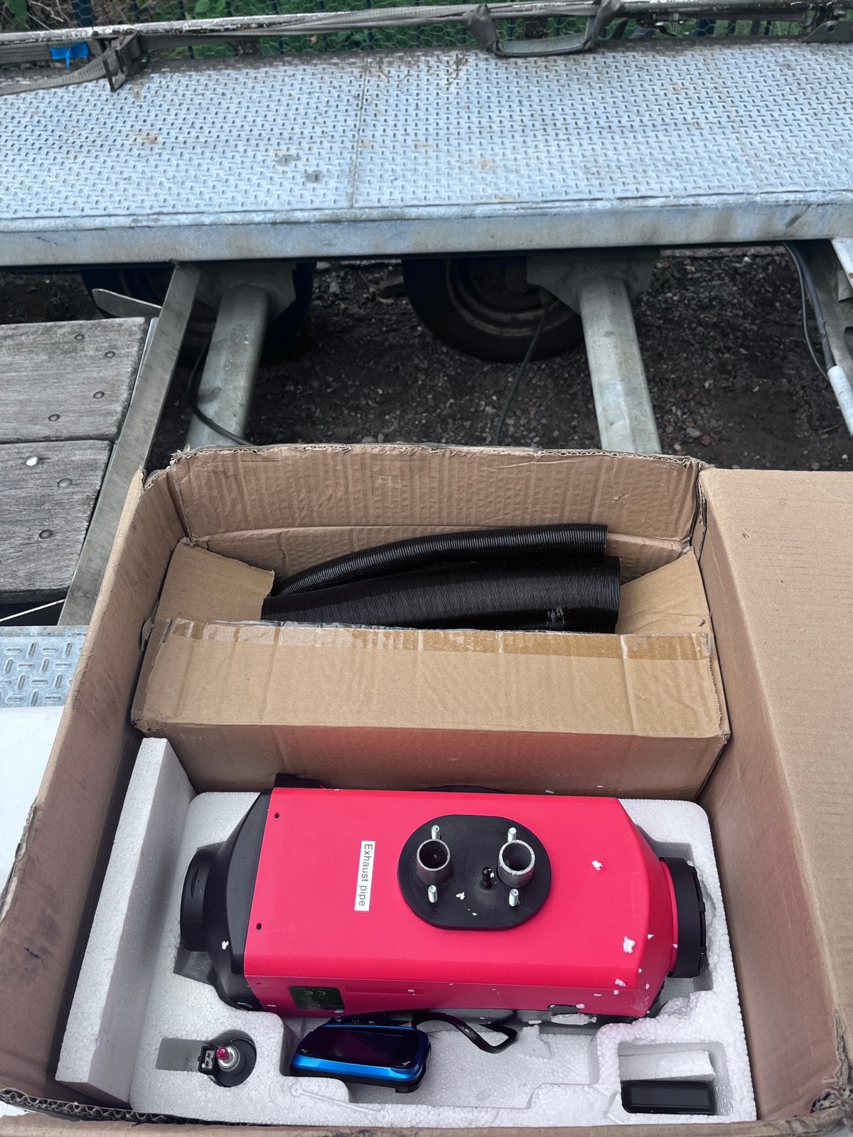 Diesel stand kachel, Ophalen, Zo goed als nieuw