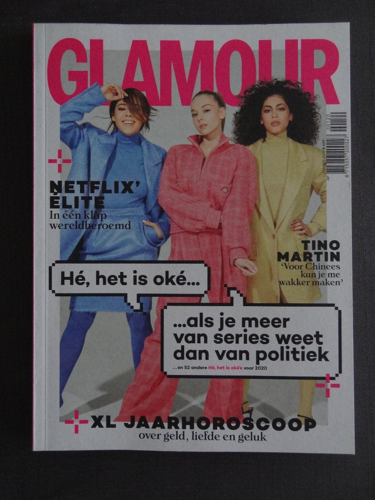 Glamour Januari/Februari 2020 >Snelle Verzending!<, Boeken, Ophalen of Verzenden, Zo goed als nieuw, Glossy
