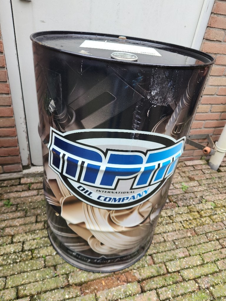 Olievat 200L / vuurkorf, Ophalen of Verzenden, Zo goed als nieuw, Vuurton