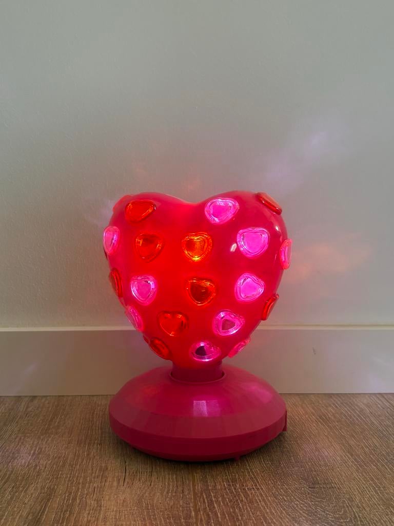 Leuke disco lamp in hartjes vorm, Ophalen, Zo goed als nieuw, Kunststof, Minder dan 100 cm
