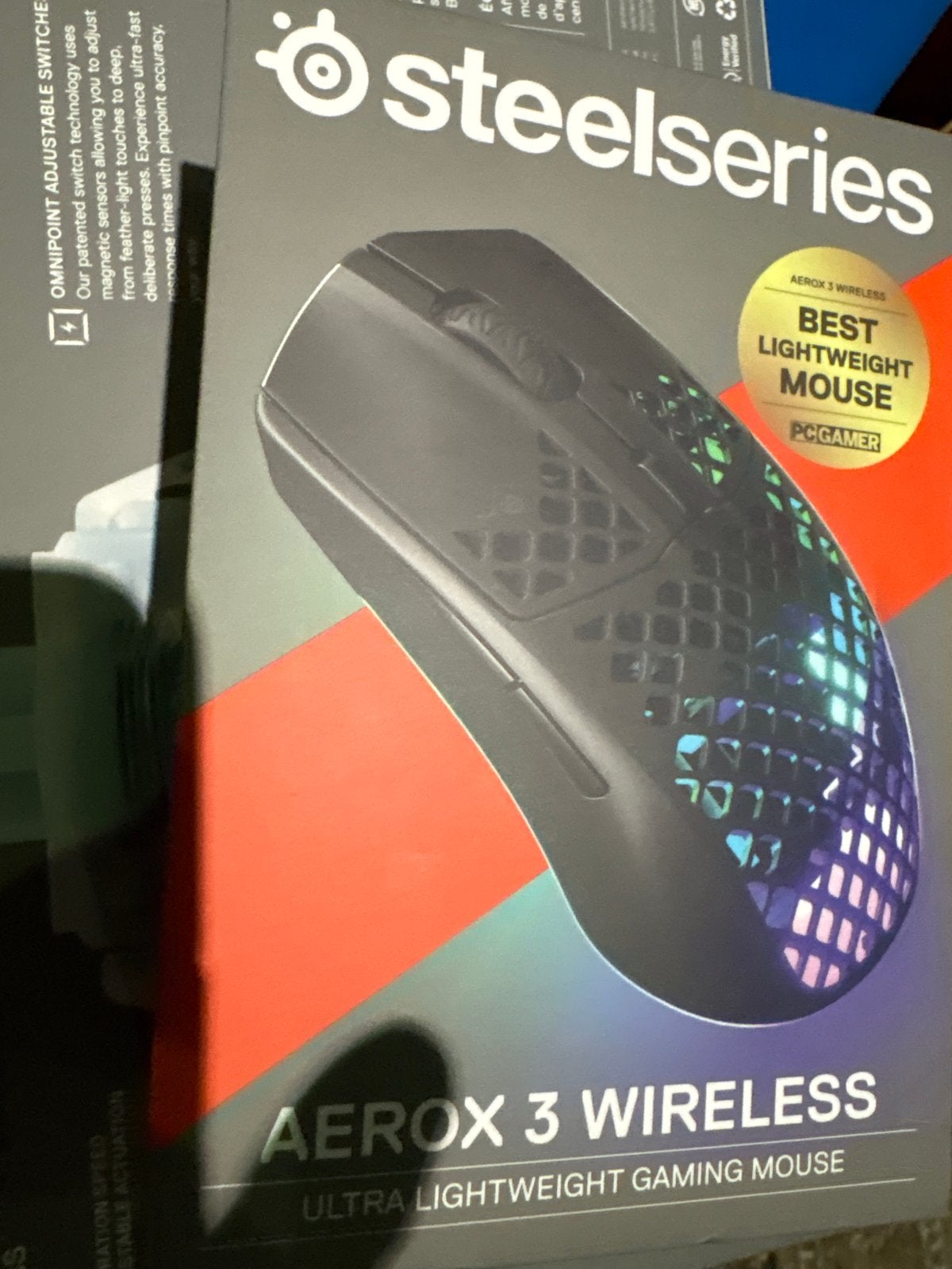 SteelSeries Aerox 3 Wireless Gaming Muis - Nieuw, Muis, Gaming muis, Nieuw, Ophalen of Verzenden