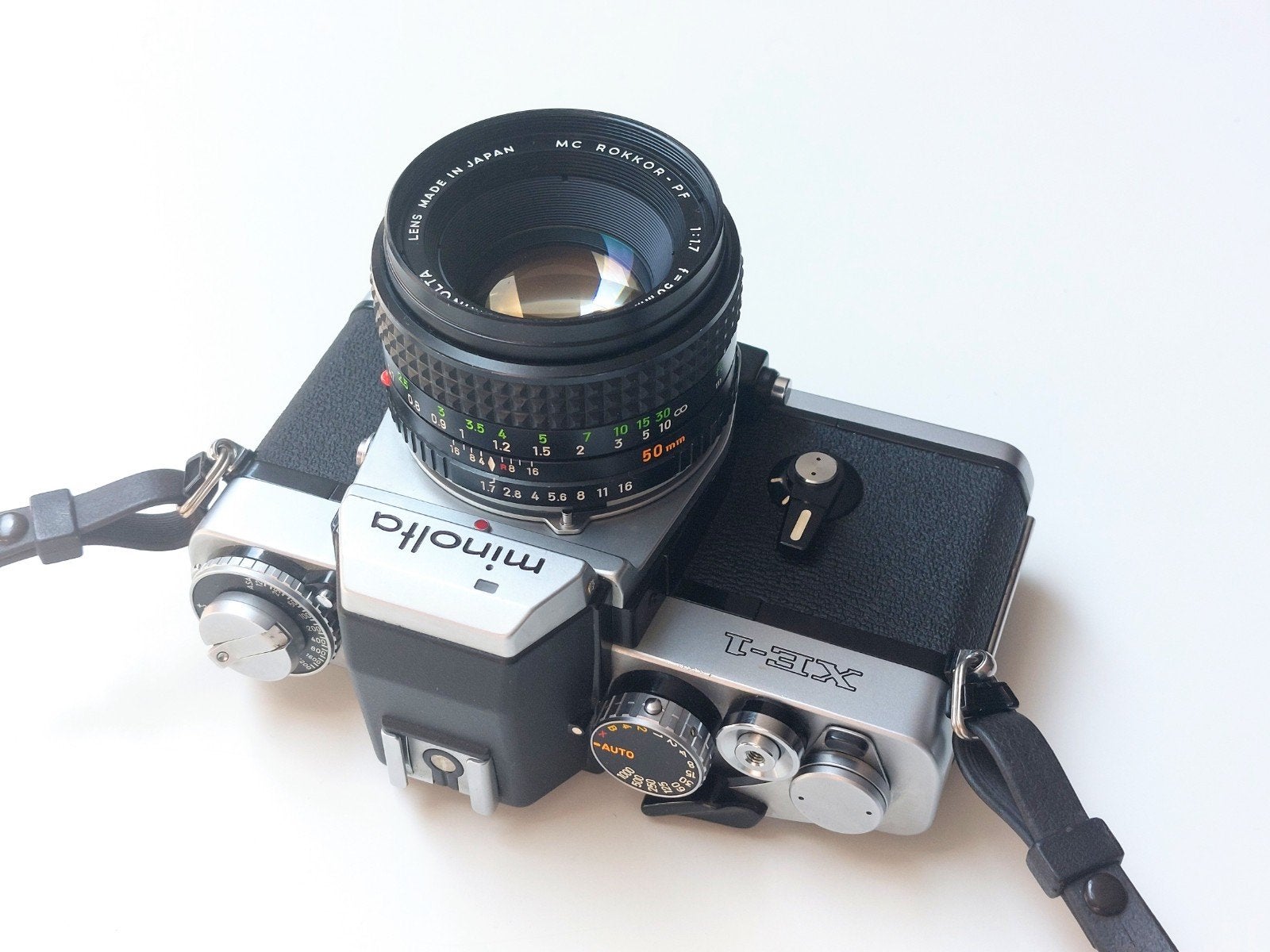Minolta XE1 + Minolta MC 50mm 1:1,7 IZGST, Ophalen of Verzenden, Gebruikt, Spiegelreflex, Minolta