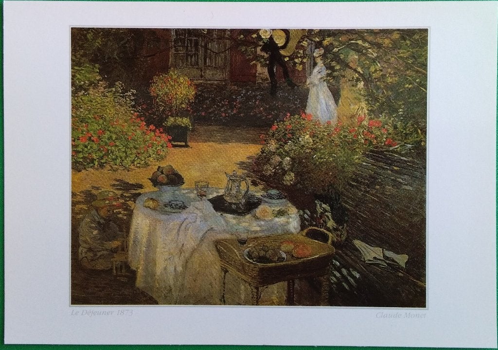 Claude Monet - Le Déjeuner 1873, Verzenden, 1980 tot heden, Ongelopen, Overige thema's