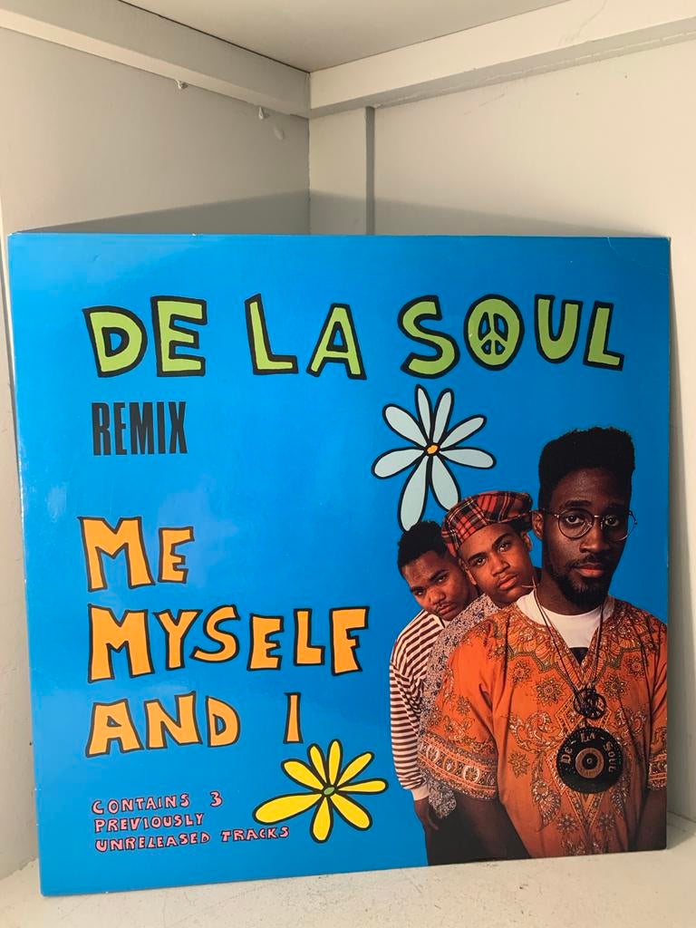 De La Soul - Me Myself And I (Remix) - 12 inch vinyl, Gebruikt, Originele persing, 1985 tot 2000, Ophalen of Verzenden