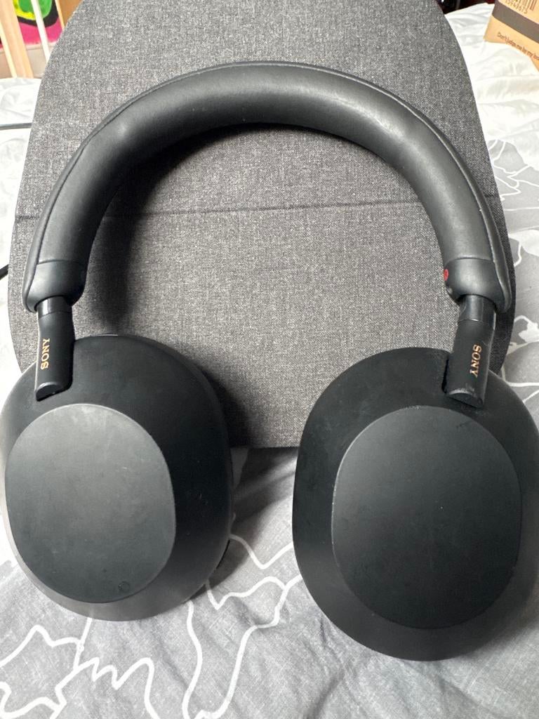 Sony WH-1000XM5 Noise-Cancelling Hoofdtelefoon Zwart, Ophalen, Zo goed als nieuw, Sony, Draadloos