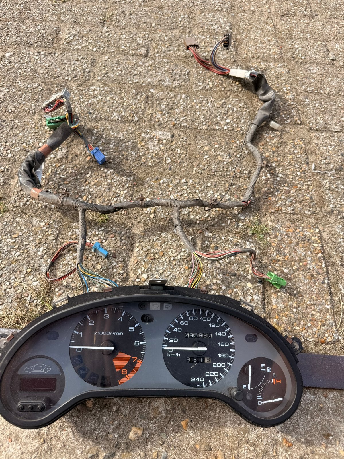 Honda delsol tellerbak met kabelboom, Auto-onderdelen, Ophalen of Verzenden, Gebruikt, Honda