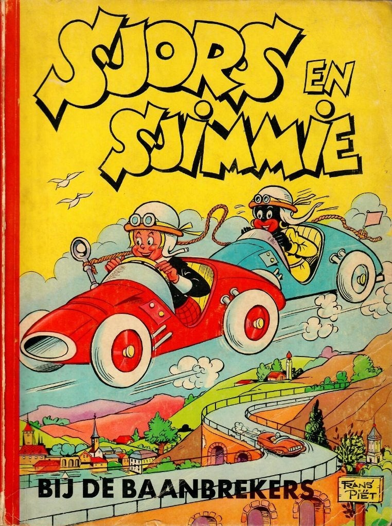 Sjors & Sjimmie - Bij de Baanbrekers - SC goede staat, Boeken, Gelezen, Eén stripboek, Ophalen of Verzenden, Frans Piët