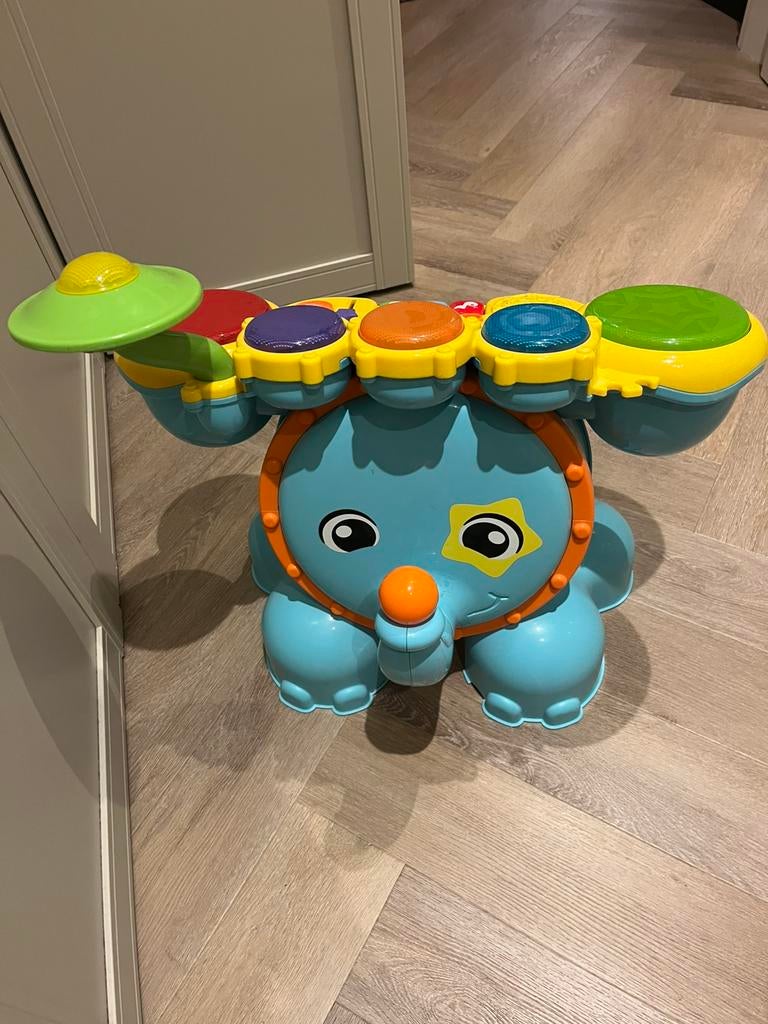 V tech kinder drumstel, Kinderen en Baby's, Ophalen, Zo goed als nieuw