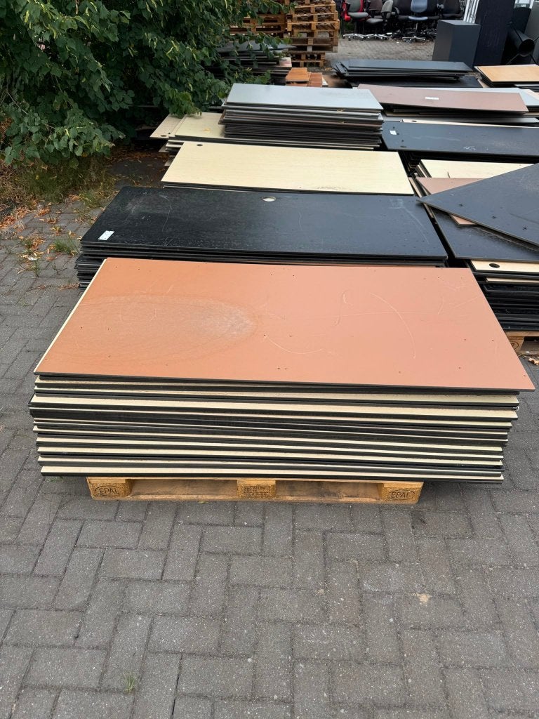 Trespa platen per 10 stuks, €10,- per stuk, Doe-het-zelf en Verbouw, Ophalen, Gebruikt, HPL, Minder dan 20 mm