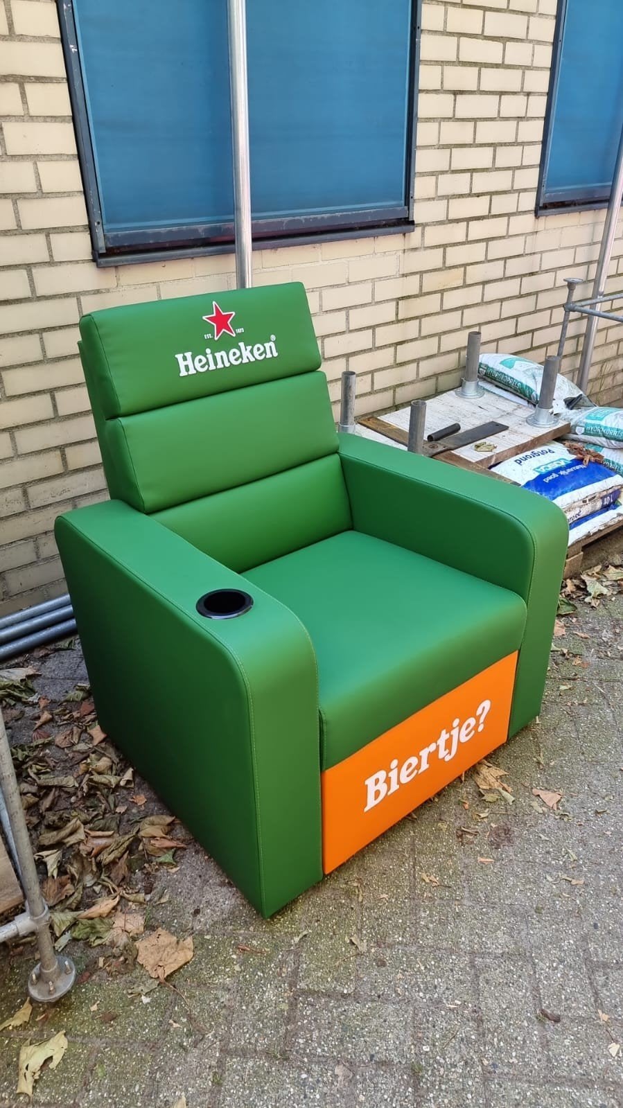 Heineken Bierstoel - deze wil je hebben, Ophalen, Stof, Overige kleuren, Reclame, Modern, Fun