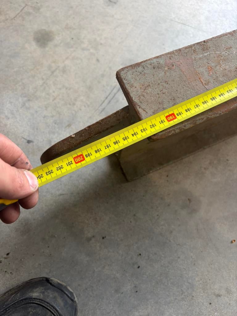 Te koop hijs evenaar 200cm, Doe-het-zelf en Verbouw, .., Zo goed als nieuw, .., IJzer