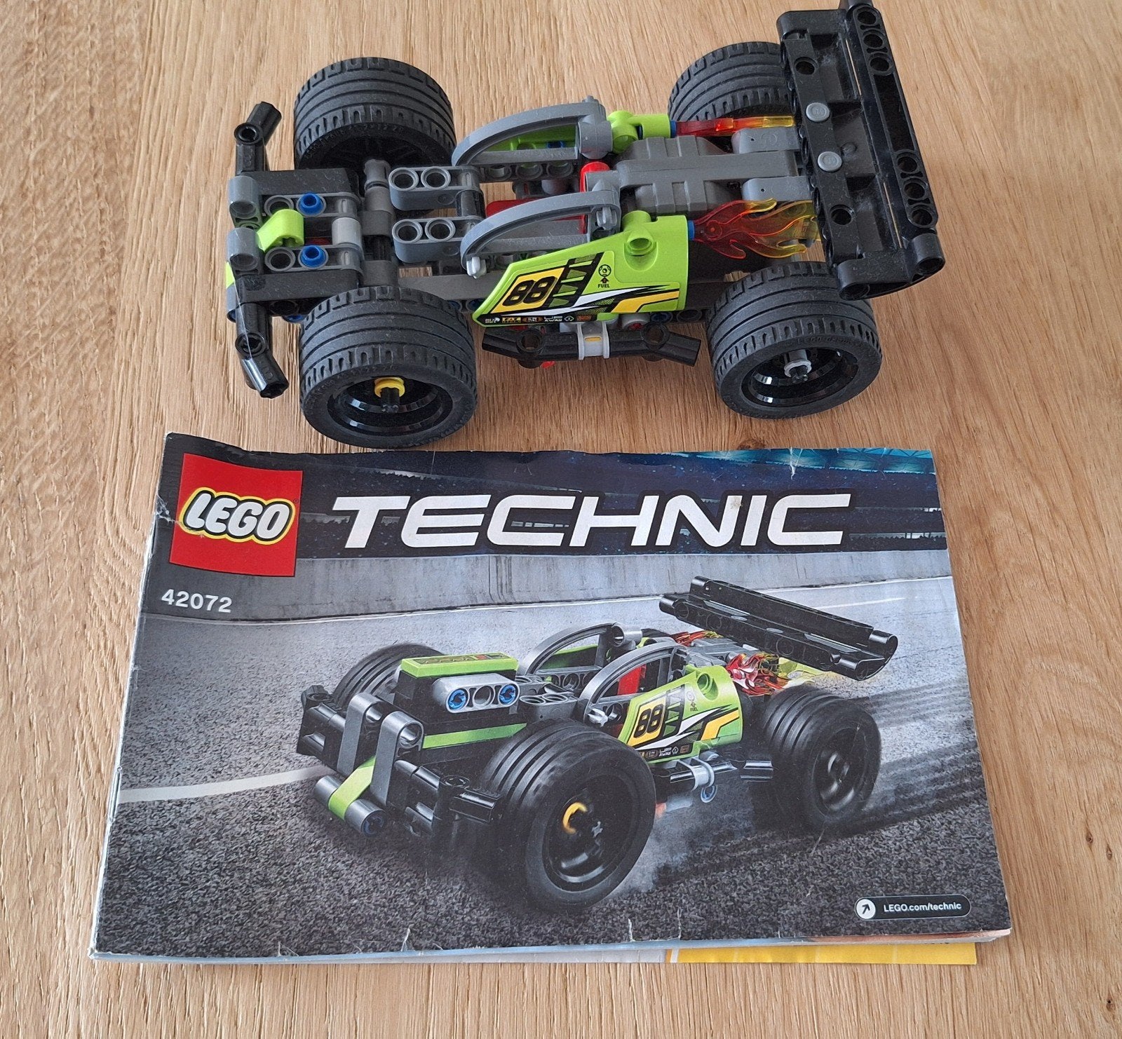 2x LEGO Technic Buggy's (42072 & 42059) met instructies, Compleet, Lego, Ophalen of Verzenden, Zo goed als nieuw