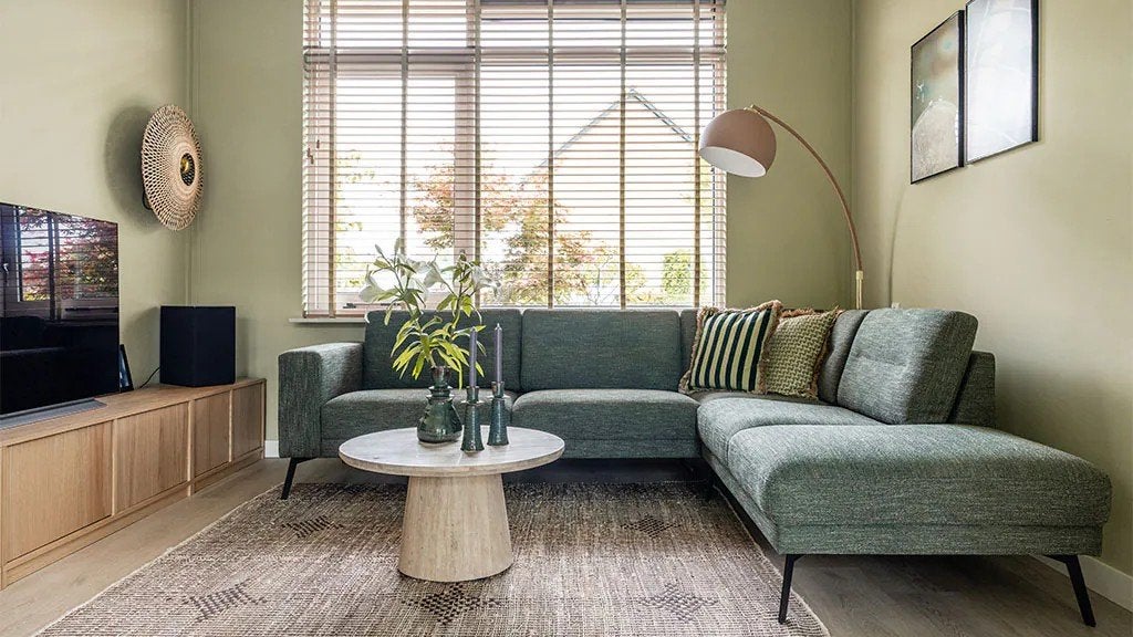 HKliving Rustic Jute Vloerkleed (200x200) - Nieuwprijs €429, Huis en Inrichting, Stoffering | Tapijten en Kleden, Ophalen, Gebruikt