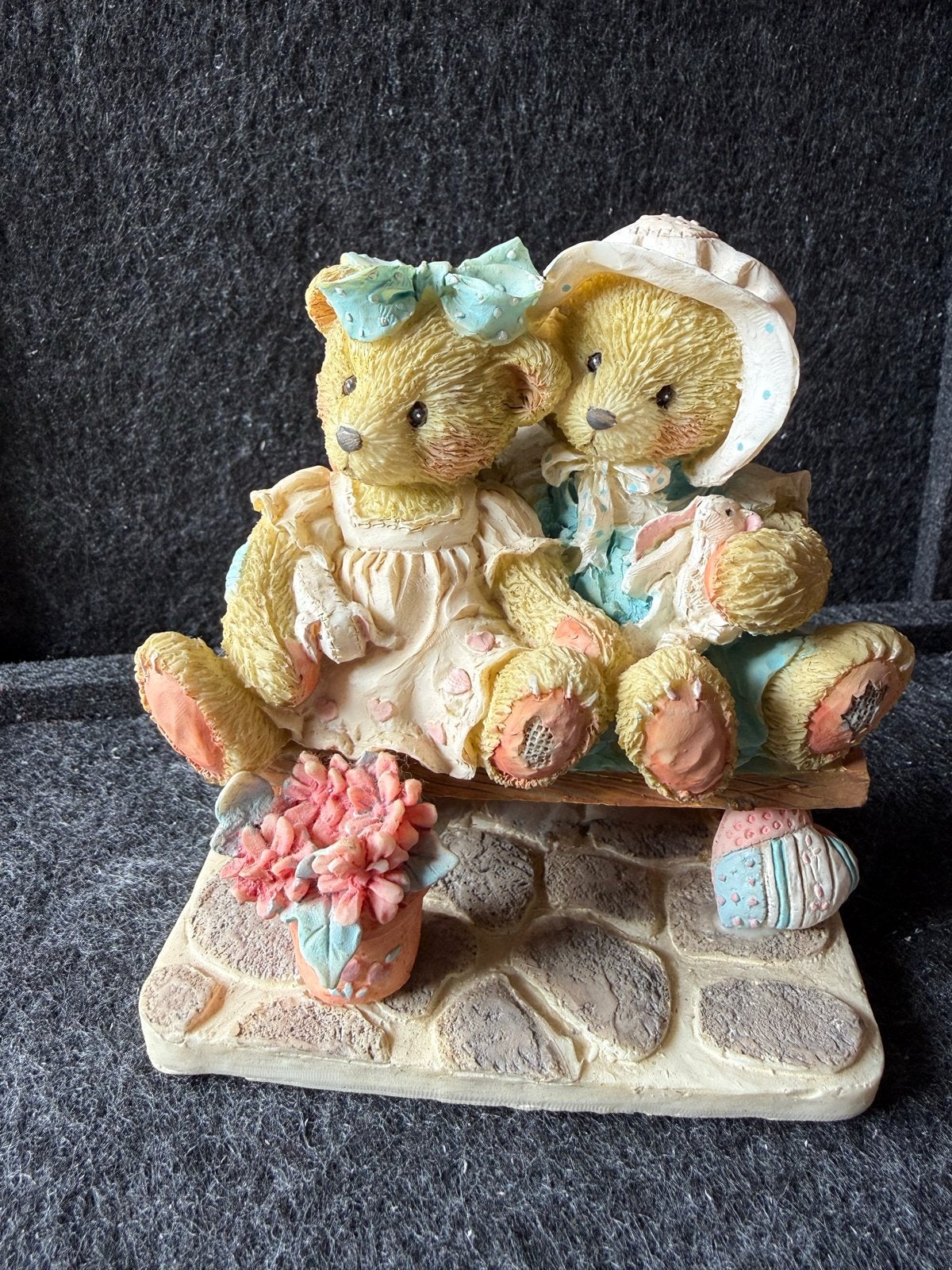 Cherished Teddies Beeldje "Side By Side With Friends", Ophalen of Verzenden, Zo goed als nieuw, Beeldje, Cherished Teddies