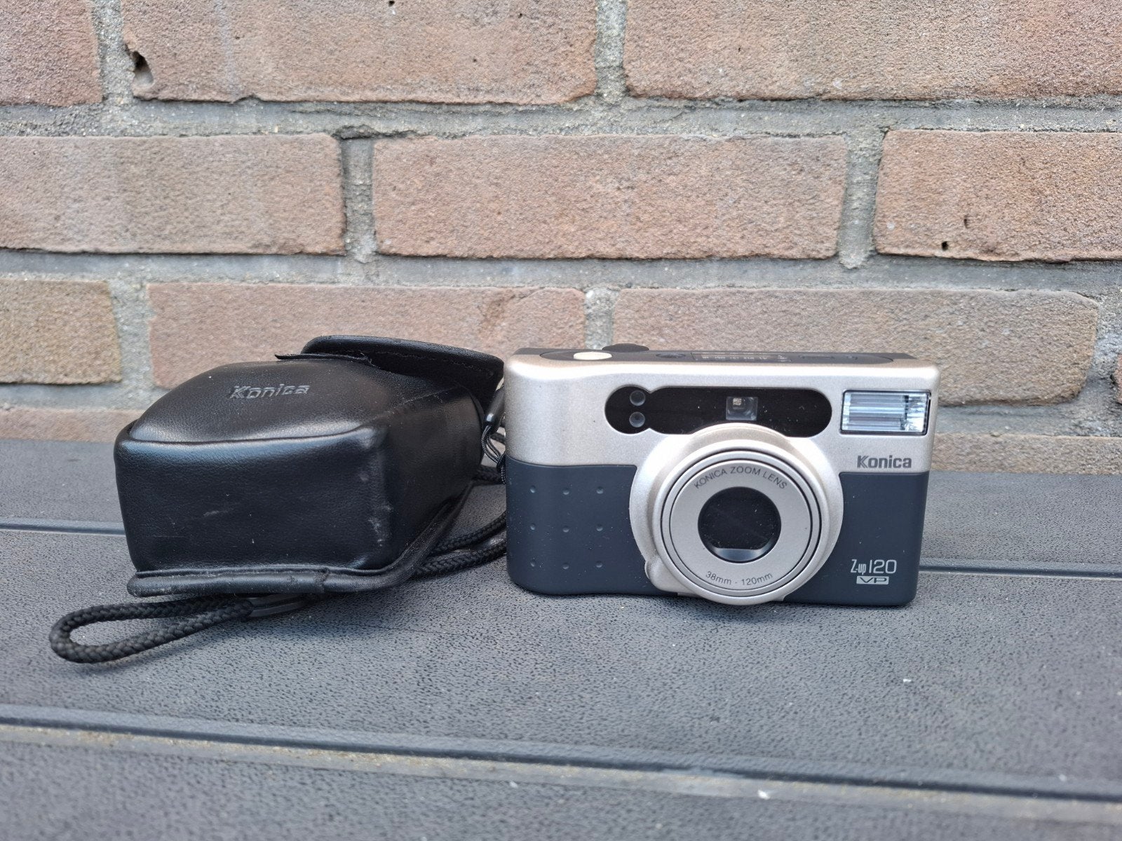 Konica z up 120 vp analoge foto camera, Ophalen of Verzenden, Compact, Konica