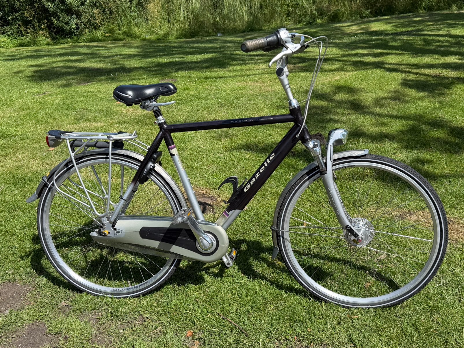 Gazelle heren fiets, Ophalen, Gebruikt, Versnellingen, 57 tot 61 cm