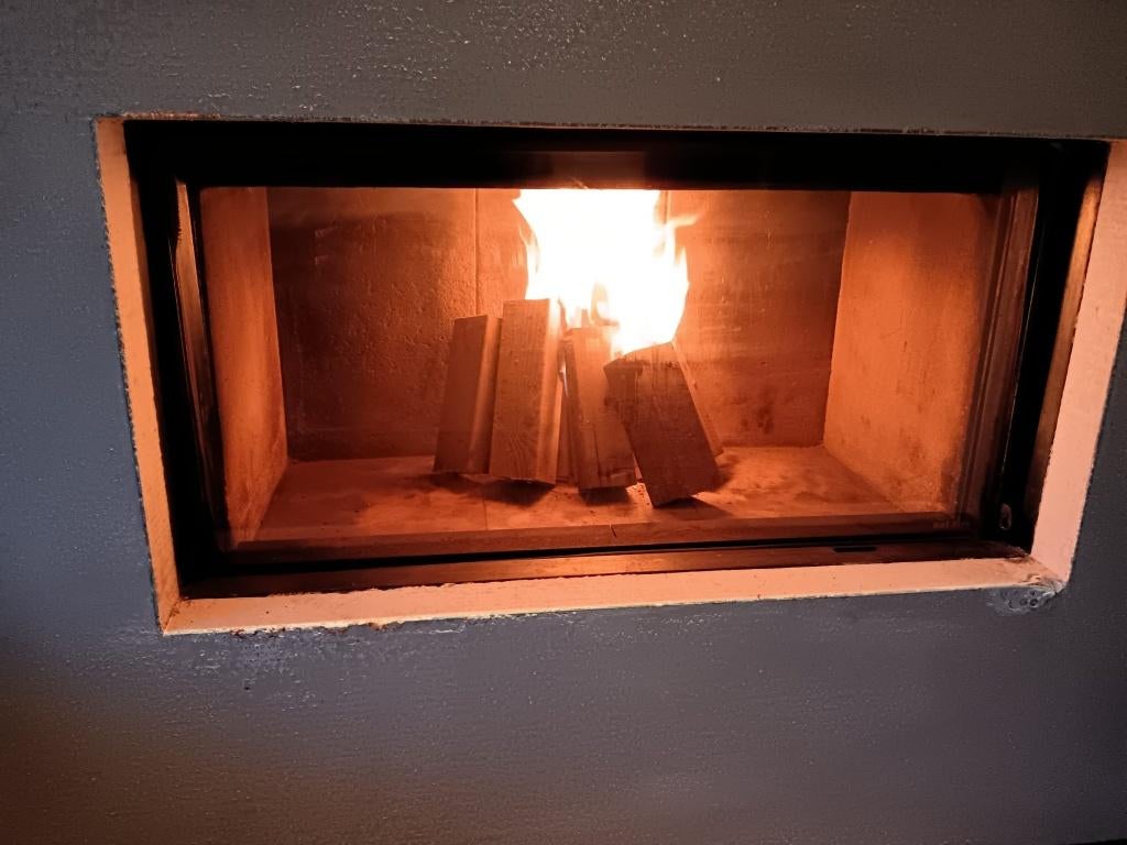 Inbouw Openhaard Kalfire (model W85/40F), Ophalen, Gebruikt, Inbouwhaard, Houthaard